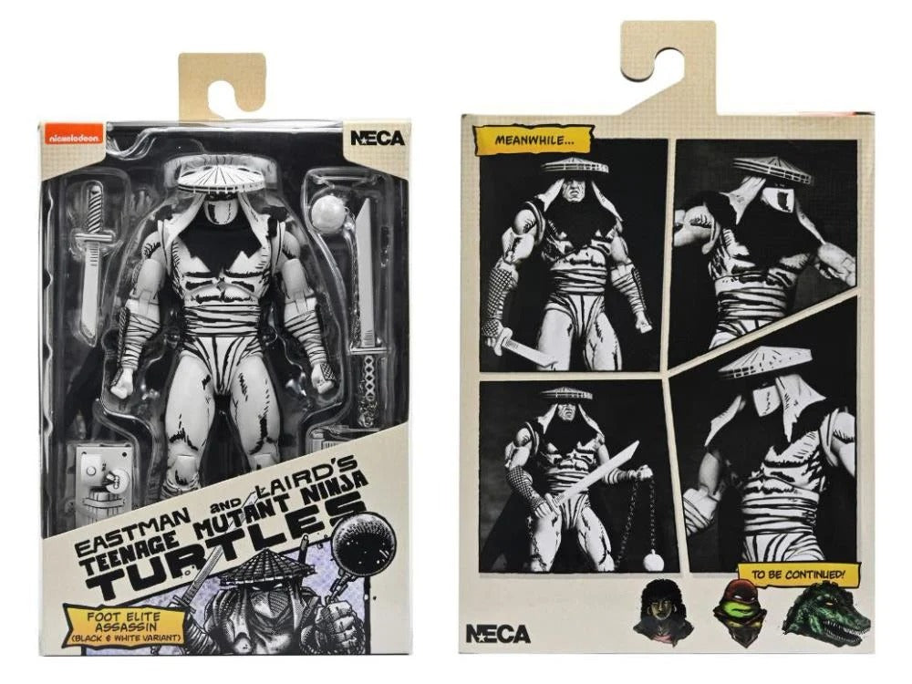 Teenage Mutant Ninja Turtles - Foot Elite Assassin (Mirage Comics Black & White Variant) Action Figure