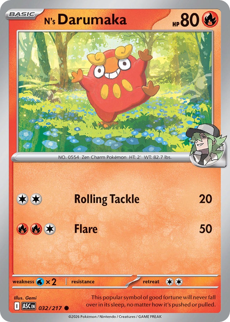 N’s Darumaka 032/217