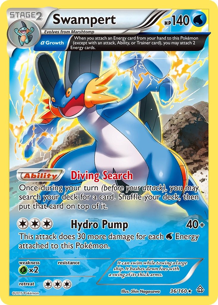Swampert 36/160