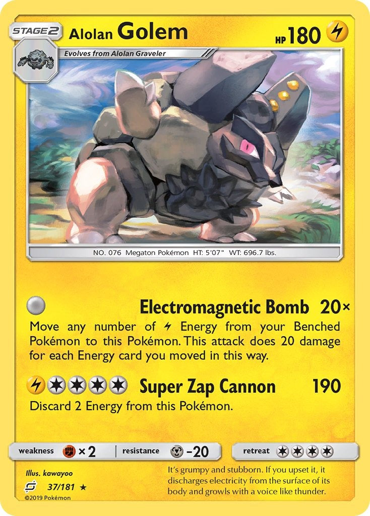 Alolan Golem 037/181