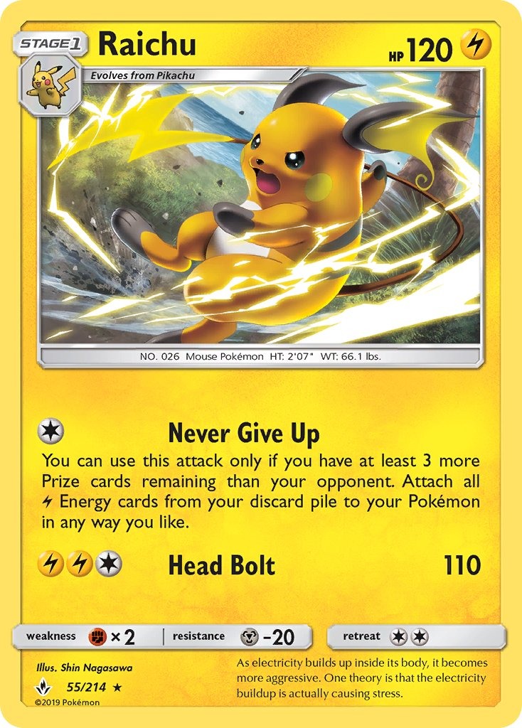 Raichu 055/214