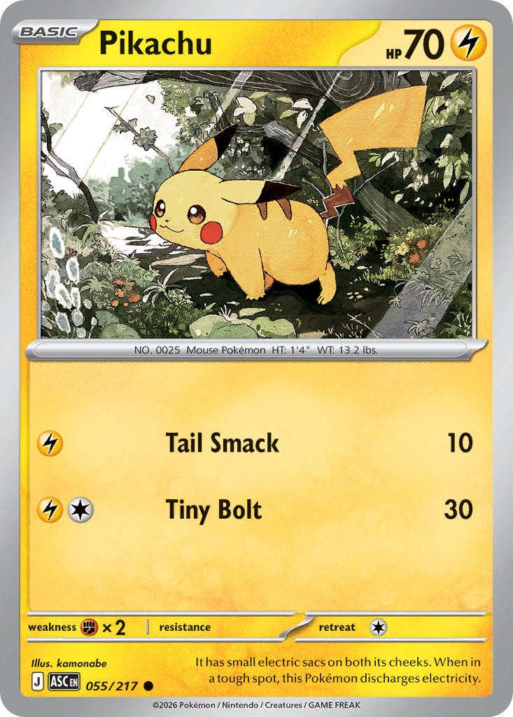Pikachu 055/217