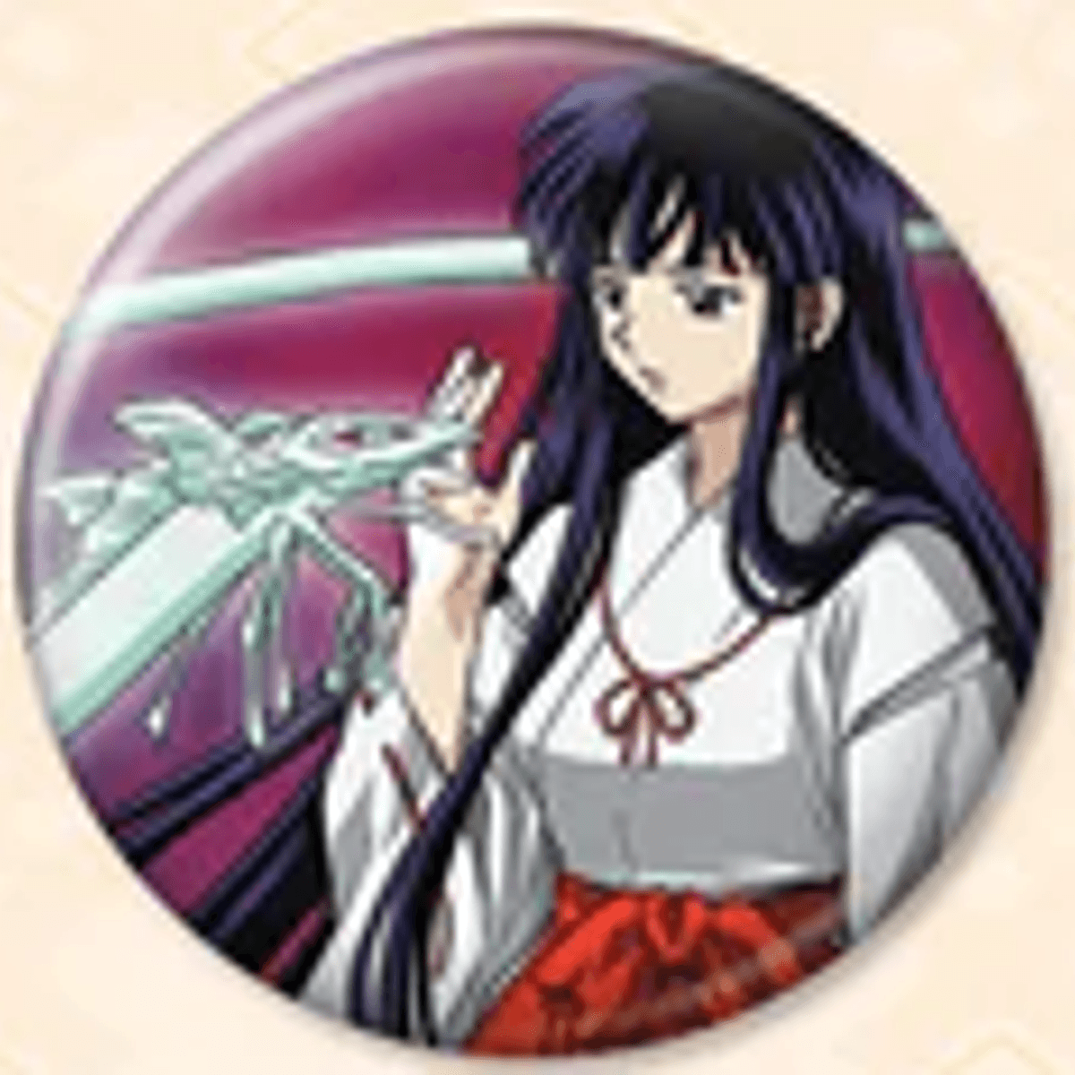 Inuyasha and Kikyo Button
