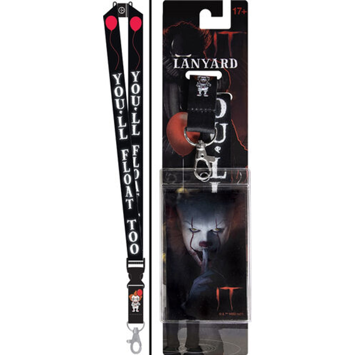 IT Pennywise "You'll Float Too" Lanyard