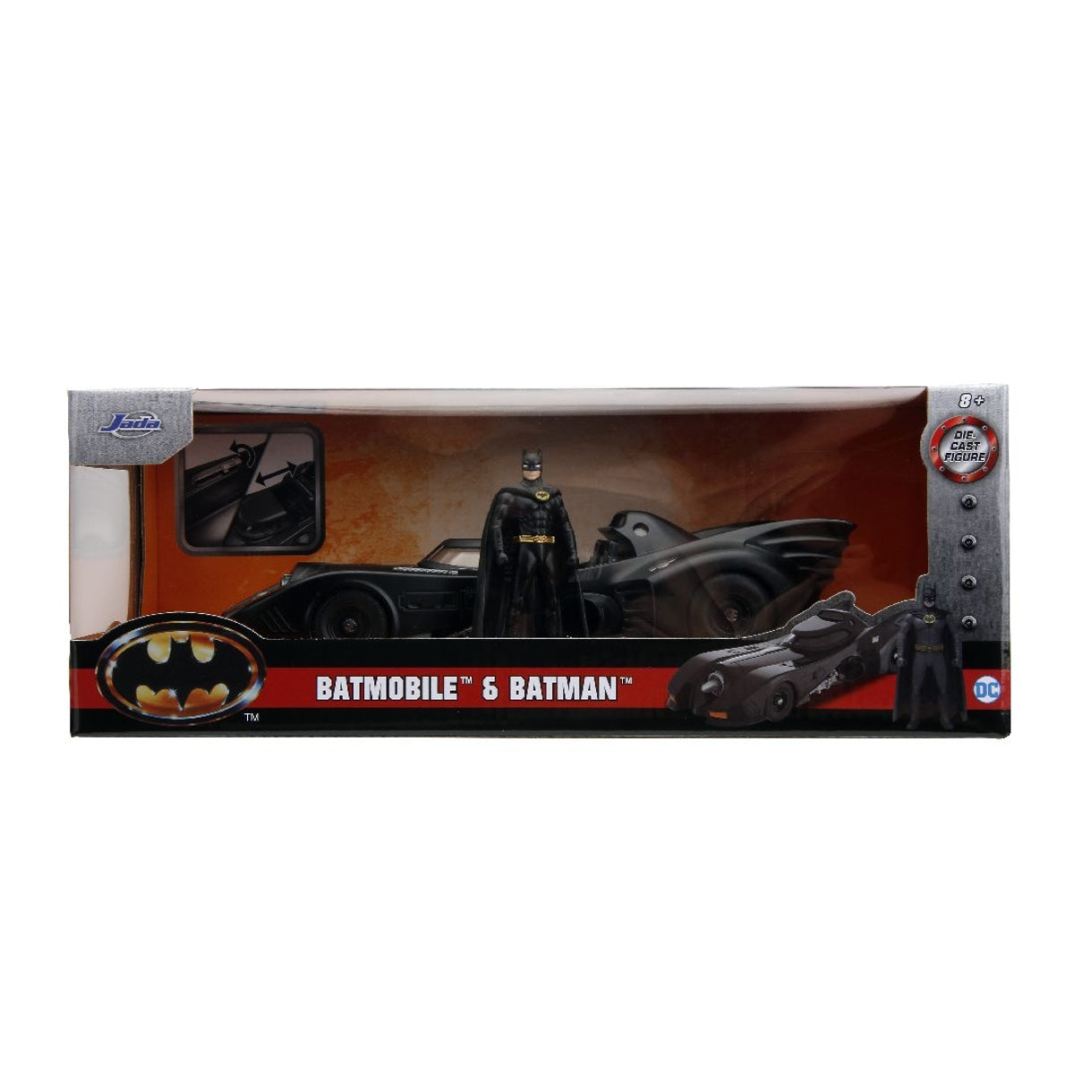 Jada Toys 1989 Batmobile 1:24 Die Cast with Batman