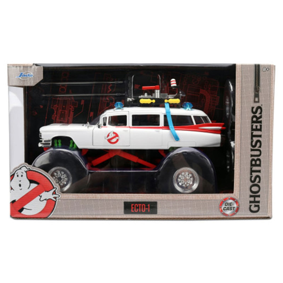 Jada Toys Ghostbusters ECTO-1 Monster Truck Hollywood Big Rigs Die Cast