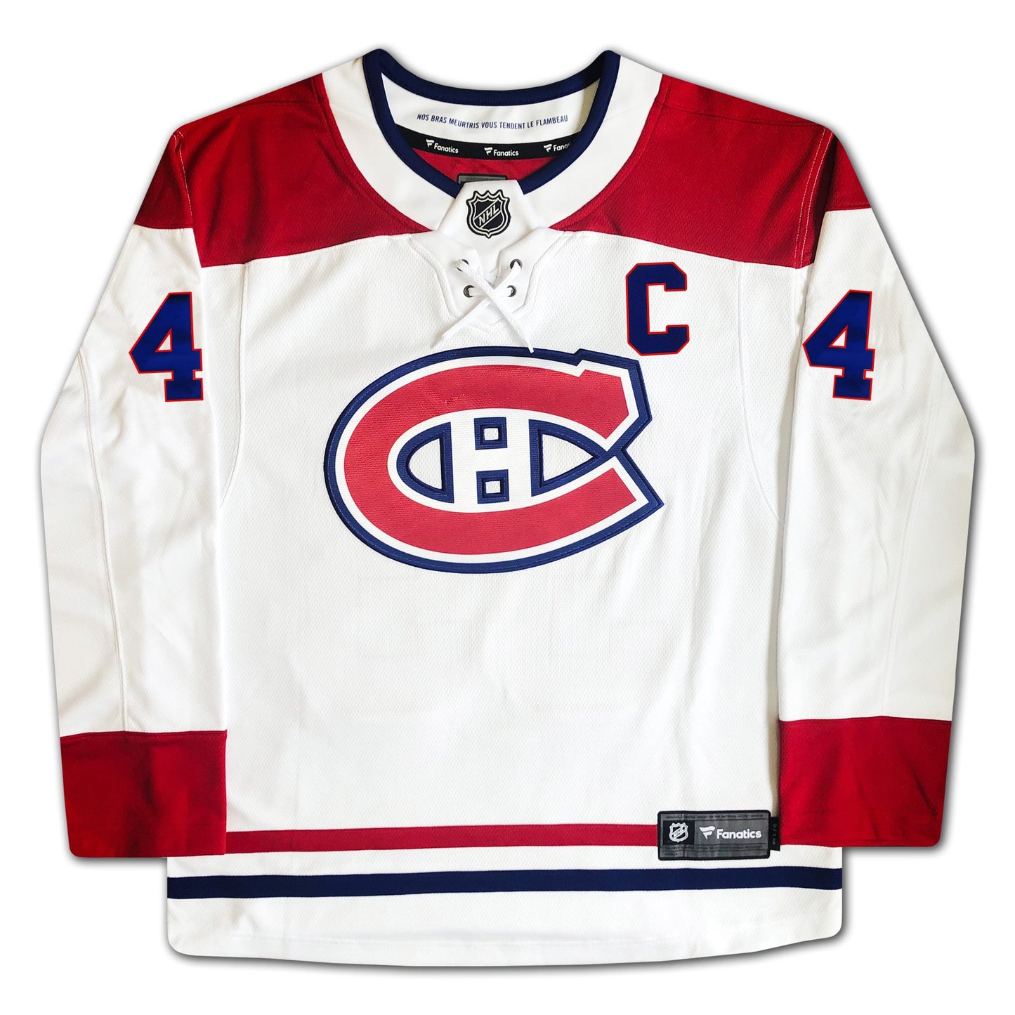 JEAN BELIVEAU AUTOGRAPHED MONTREAL CANADIENS WHITE JERSEY – SIGNED NHL HOCKEY MEMORABILIA COLLECTIBLE (SIZE L OR XL)