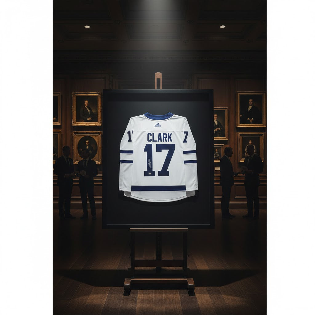 WENDEL CLARK SIGNED ADIDAS TORONTO MAPLE LEAFS WHITE JERSEY – AUTOGRAPHED NHL HOCKEY MEMORABILIA COLLECTIBLE (SIZE L OR XL)
