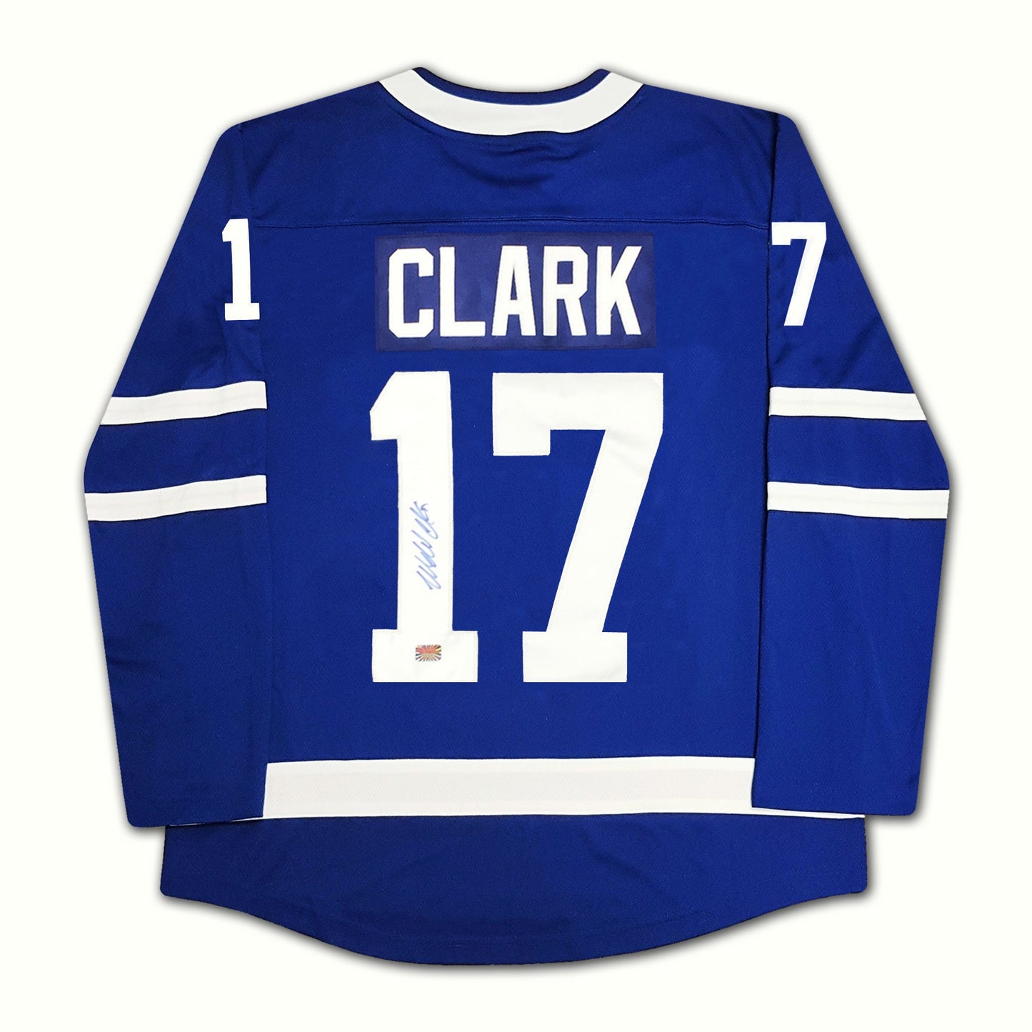 WENDEL CLARK AUTOGRAPHED TORONTO MAPLE LEAFS BLUE JERSEY – SIGNED NHL HOCKEY MEMORABILIA COLLECTIBLE (SIZE L OR XL)