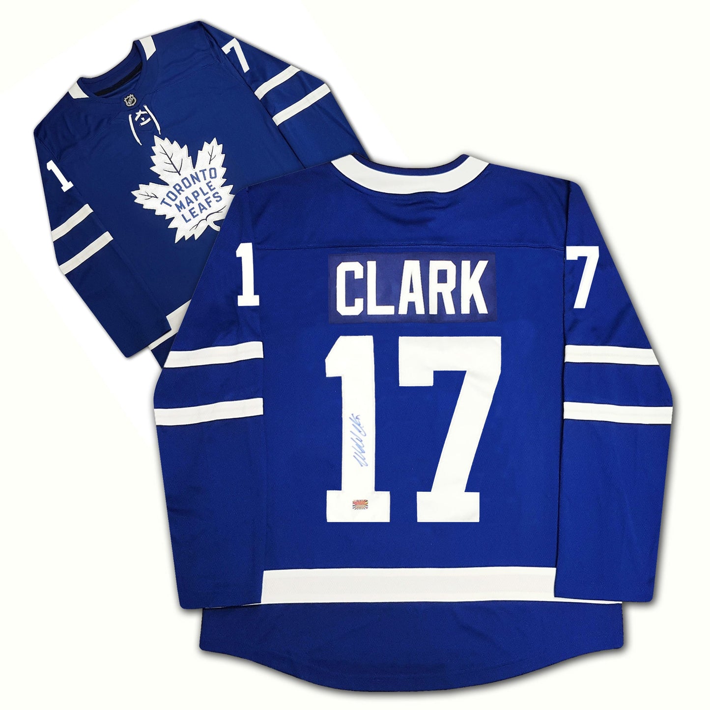 WENDEL CLARK AUTOGRAPHED TORONTO MAPLE LEAFS BLUE JERSEY – SIGNED NHL HOCKEY MEMORABILIA COLLECTIBLE (SIZE L OR XL)