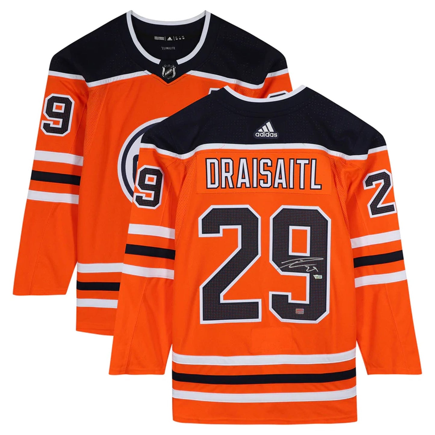 LEON DRAISAITL AUTOGRAPHED EDMONTON OILERS ORANGE JERSEY – SIGNED NHL HOCKEY MEMORABILIA COLLECTIBLE (SIZE L OR XL)