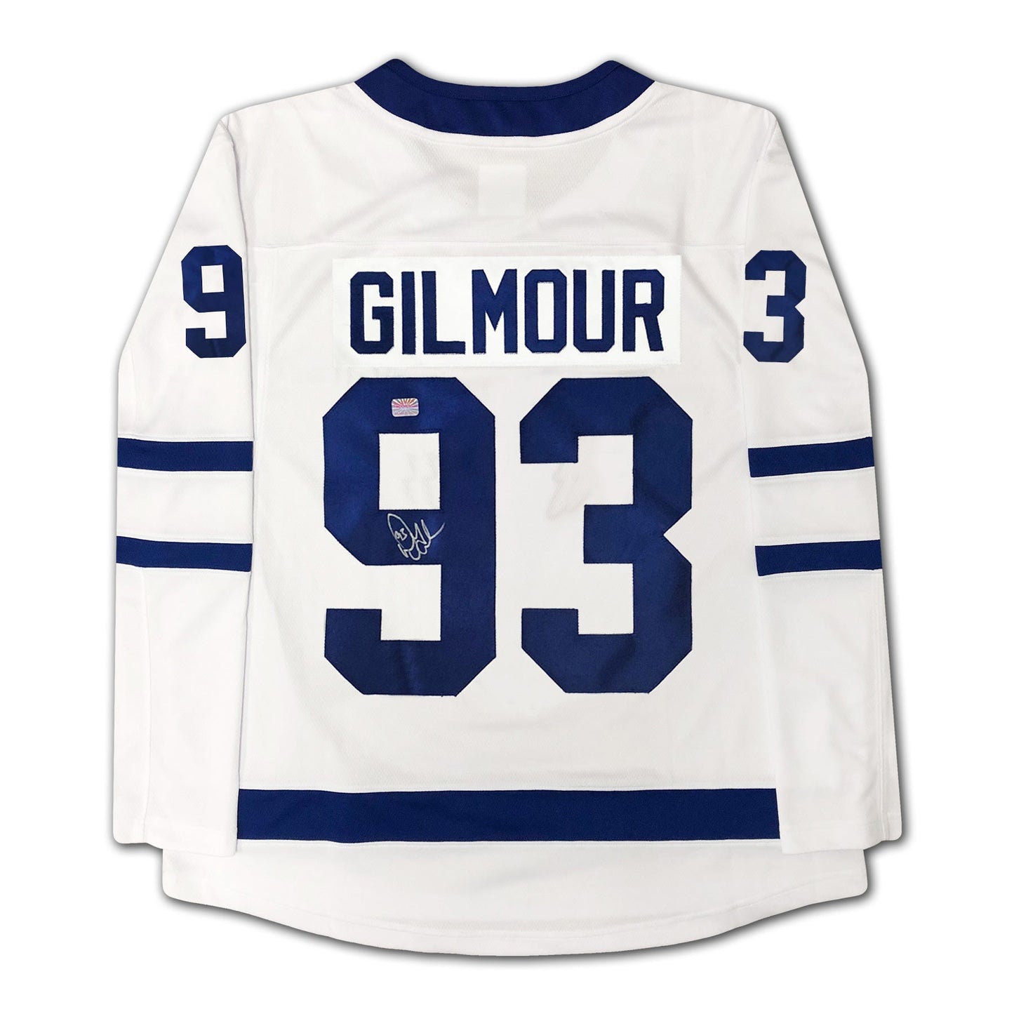 DOUG GILMOUR AUTOGRAPHED TORONTO MAPLE LEAFS WHITE JERSEY – SIGNED NHL HOCKEY MEMORABILIA COLLECTIBLE (SIZE L OR XL)