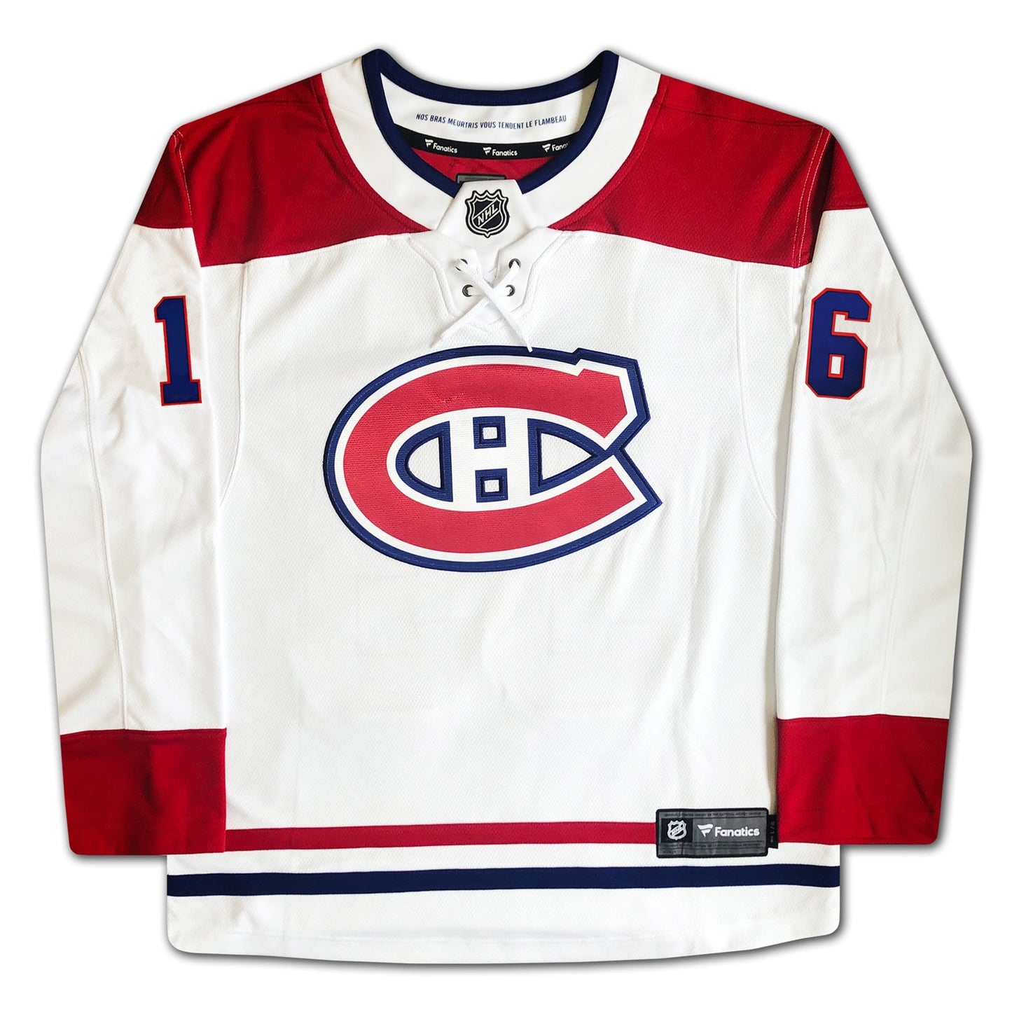 HENRI RICHARD AUTOGRAPHED MONTREAL CANADIENS WHITE JERSEY – SIGNED NHL HOCKEY MEMORABILIA COLLECTIBLE (SIZE L OR XL)