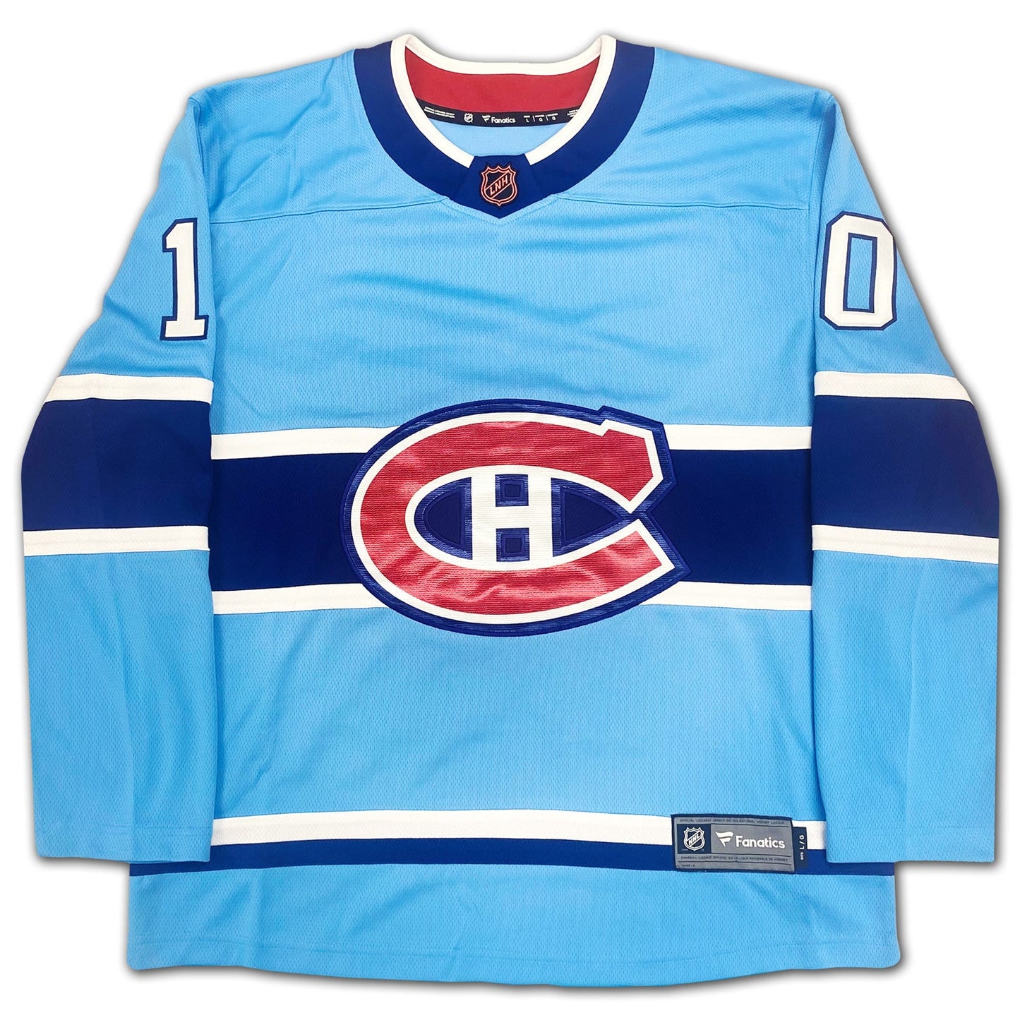 GUY LAFLEUR AUTOGRAPHED MONTREAL CANADIENS LIGHT BLUE SPECIAL EDITION JERSEY – SIGNED NHL HOCKEY COLLECTIBLE (SIZE L OR XL)