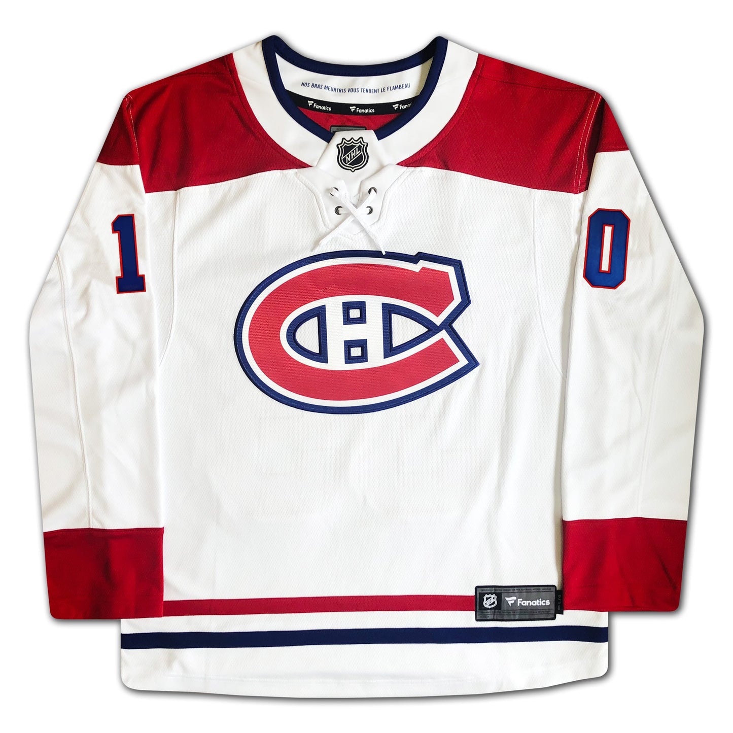 GUY LAFLEUR AUTOGRAPHED MONTREAL CANADIENS WHITE JERSEY – SIGNED NHL HOCKEY MEMORABILIA COLLECTIBLE (SIZE L OR XL)