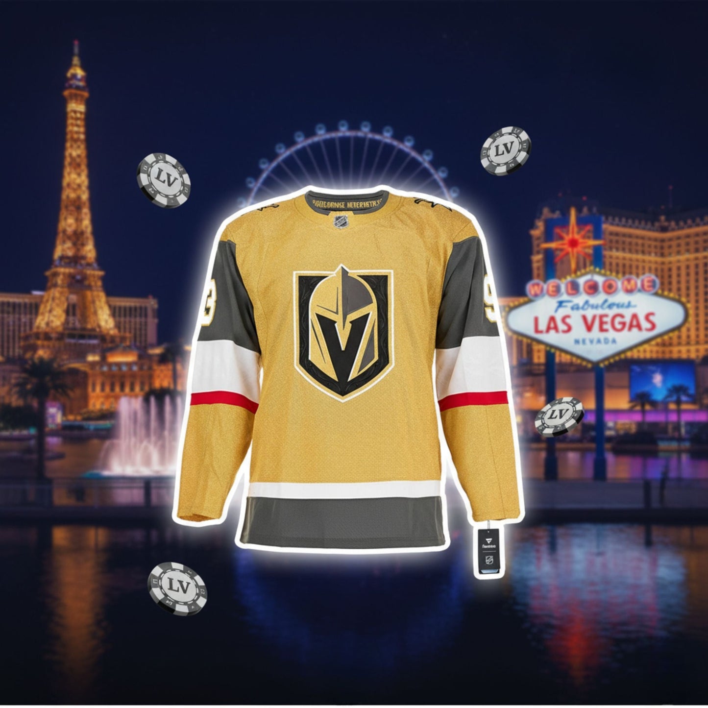 MITCH MARNER AUTOGRAPHED LAS VEGAS GOLDEN KNIGHTS JERSEY – SIGNED NHL HOCKEY MEMORABILIA COLLECTIBLE (SIZE L OR XL)