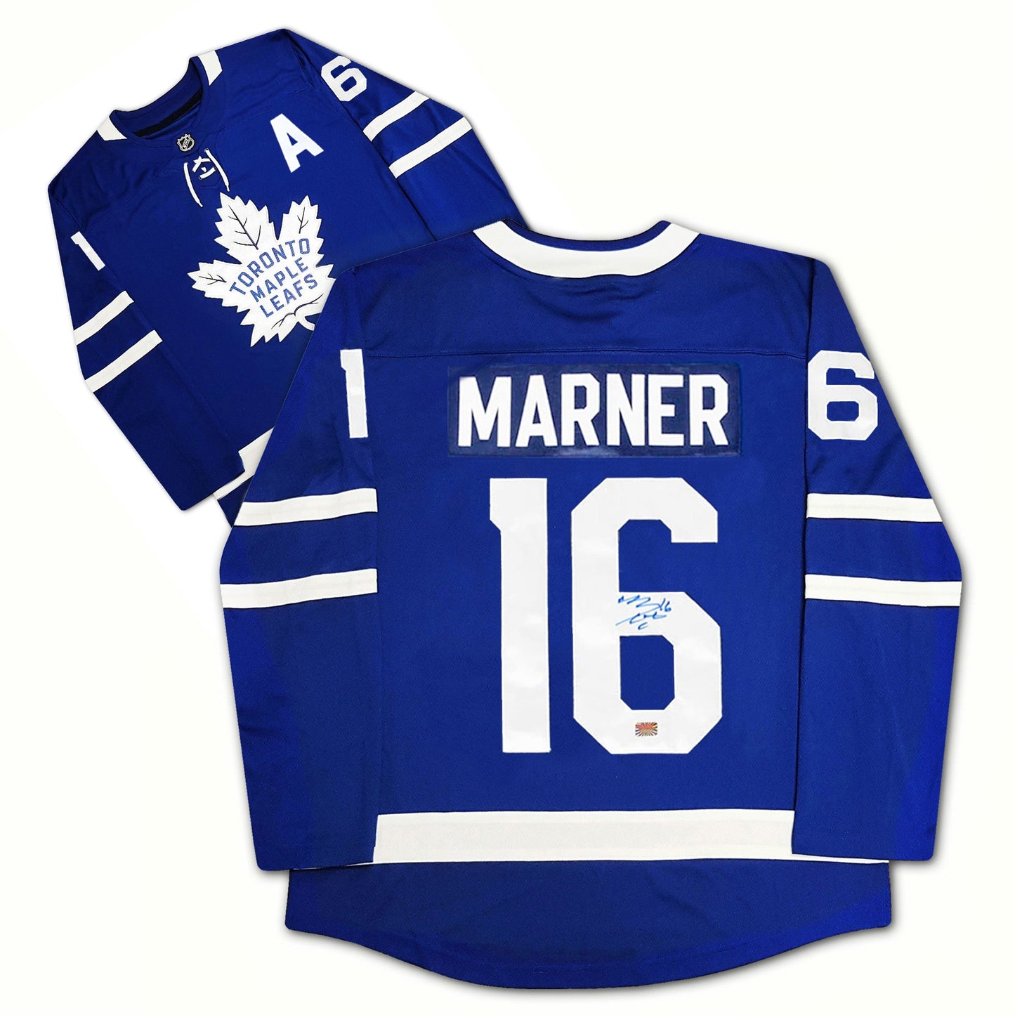 MITCH MARNER AUTOGRAPHED TORONTO MAPLE LEAFS BLUE JERSEY – SIGNED NHL HOCKEY MEMORABILIA COLLECTIBLE (SIZE L OR XL)