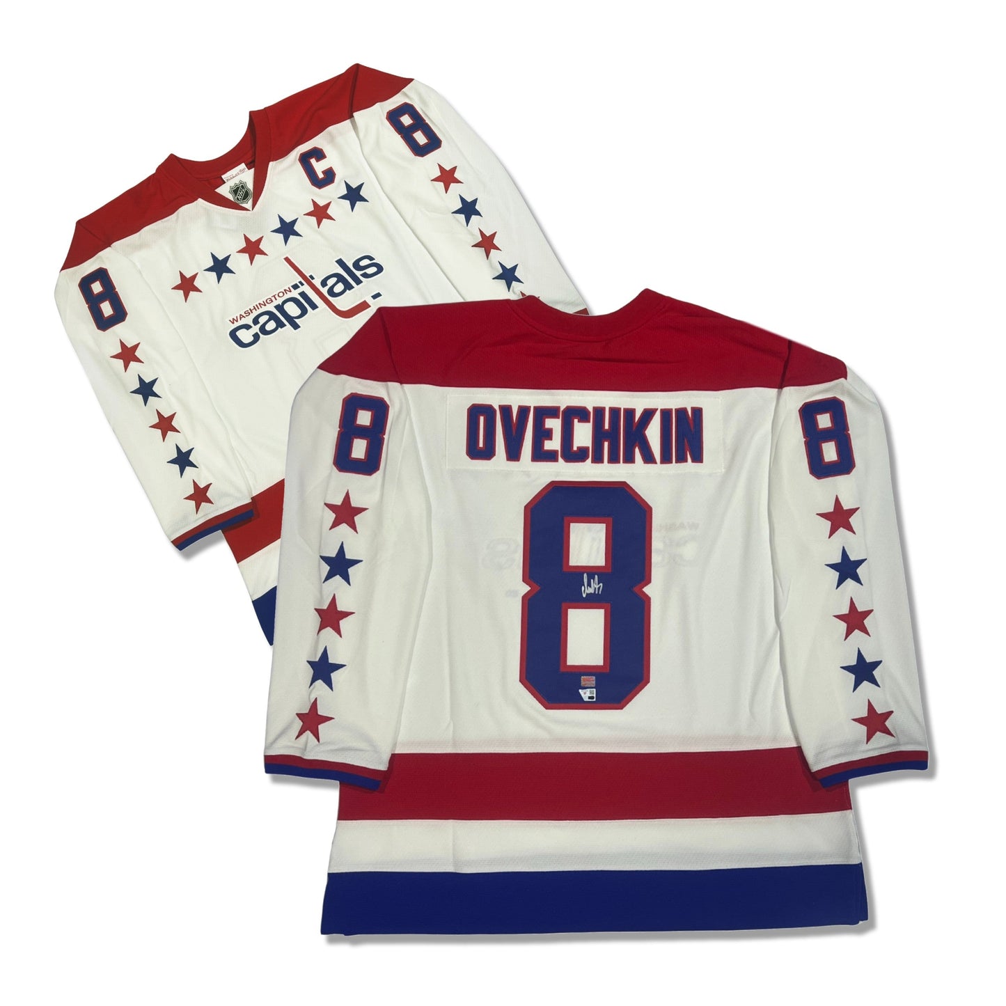 ALEXANDER OVECHKIN AUTOGRAPHED WASHINGTON CAPITALS 2012 ALTERNATE JERSEY – SIGNED NHL HOCKEY MEMORABILIA COLLECTIBLE (SIZE L OR XL)