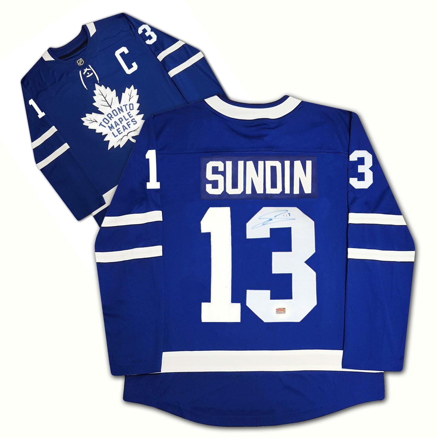 MATS SUNDIN AUTOGRAPHED TORONTO MAPLE LEAFS BLUE JERSEY – SIGNED NHL HOCKEY COLLECTIBLE MEMORABILIA (SIZE L OR XL)