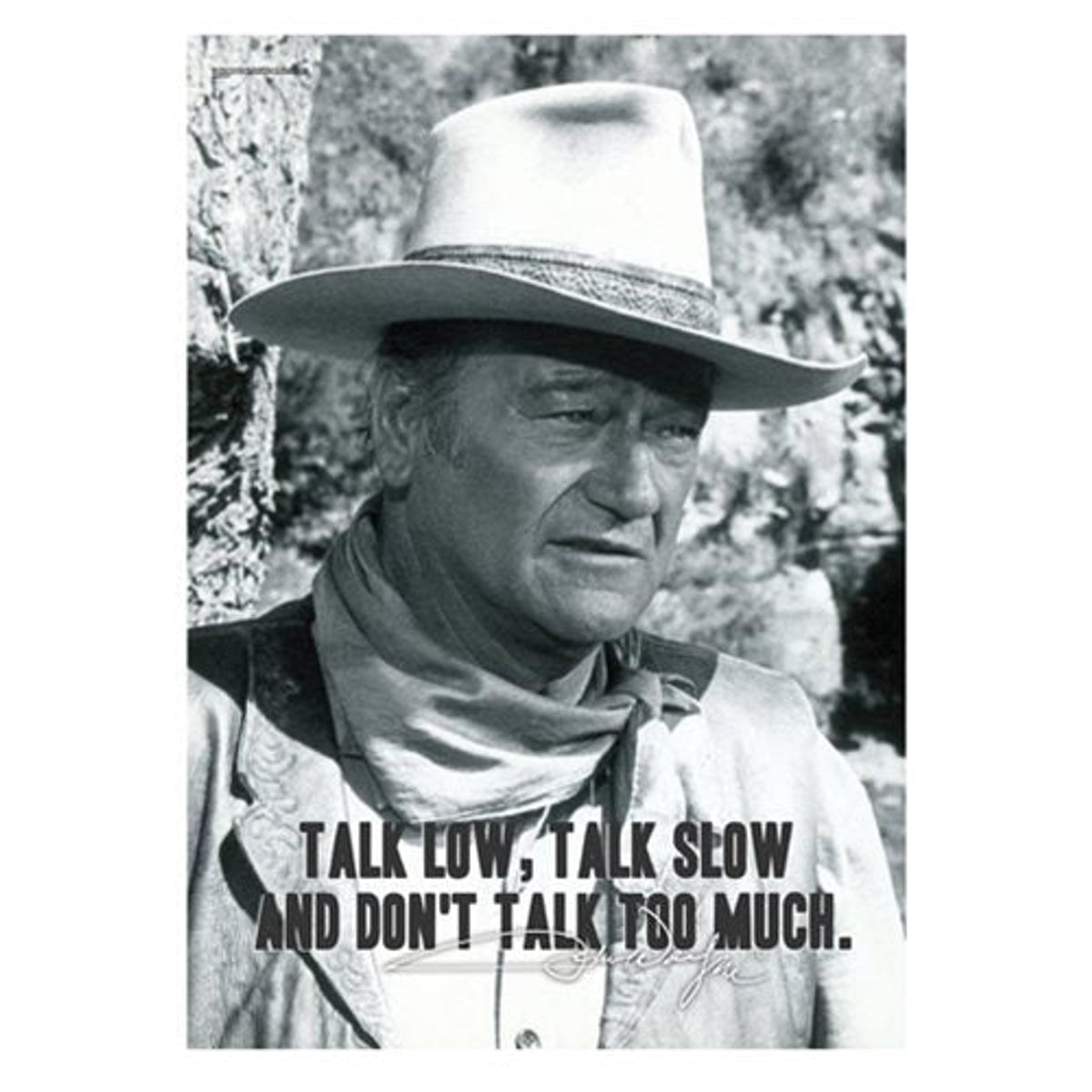 John Wayne Mighty Print