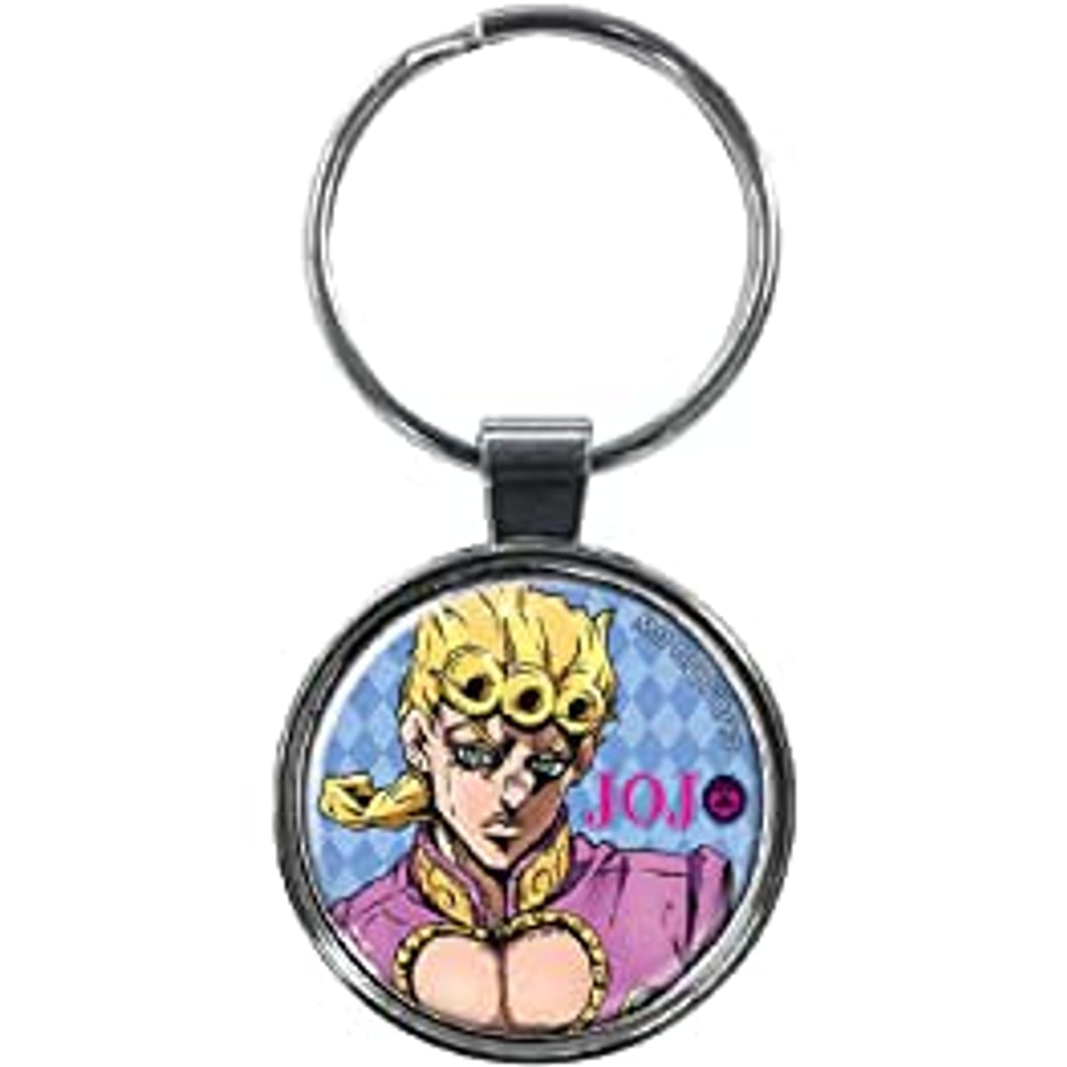 Jojo's Bizarre Adventure S4 Giorno Giovanna Key Ring