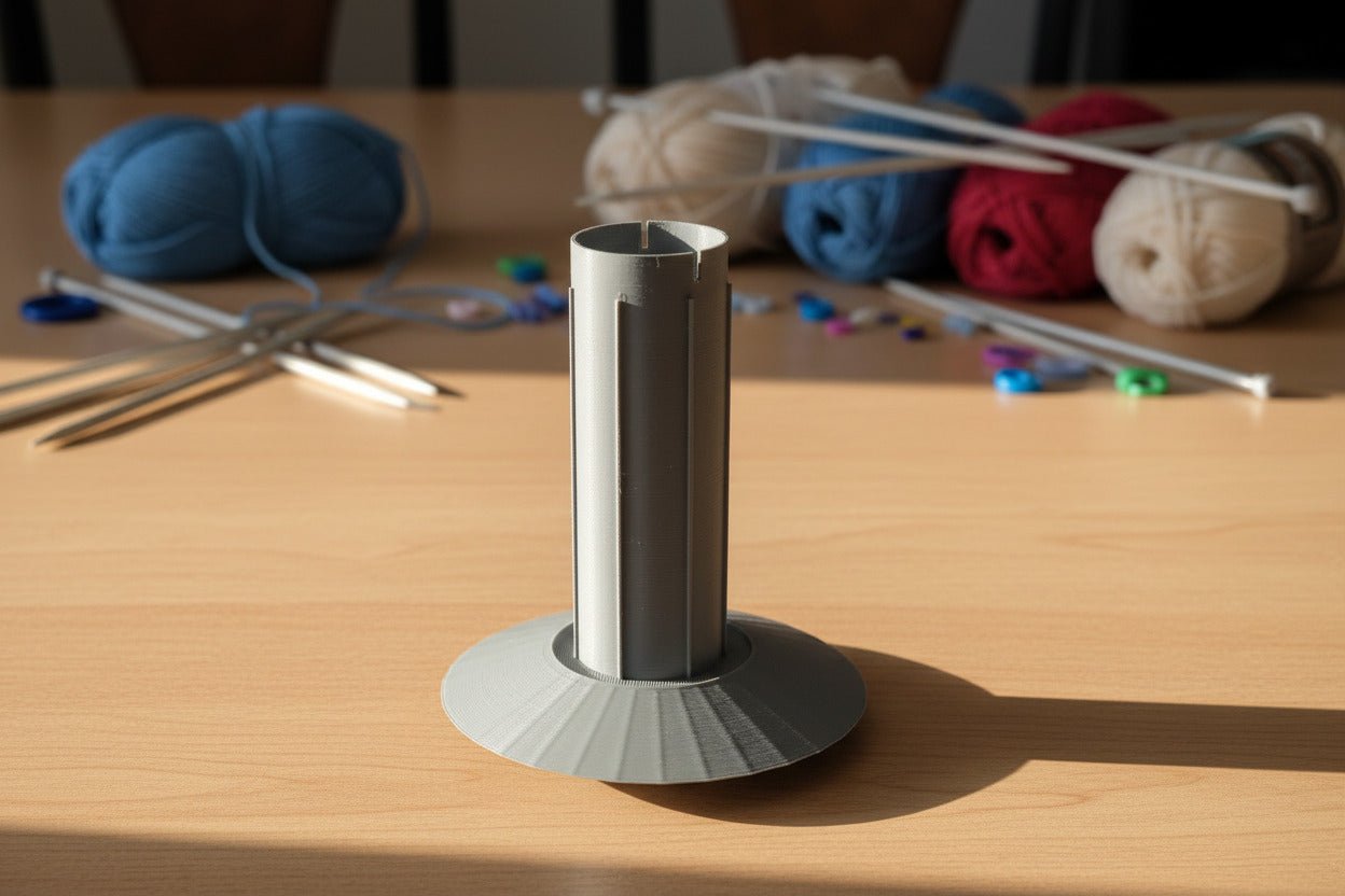 Jumbo Yarn Winder Upgrade Kit – Extended Spindle & Base