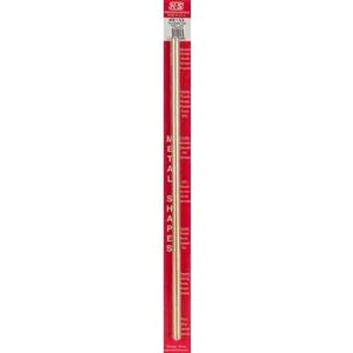K&S Precision Metals #8133 Round Brass Tube 5/16" x 12" Carded NIB