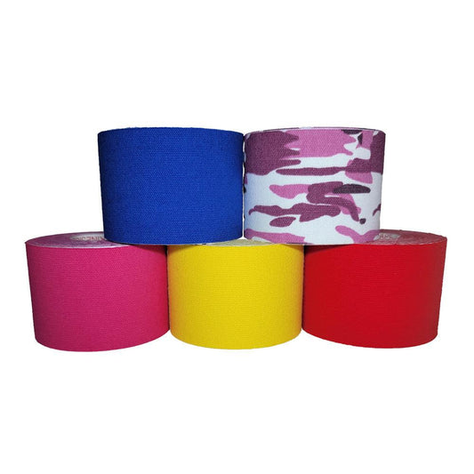Kinesiology Tape, Elastic Therapeutic Sports Tape, 2" x 5.5 YD