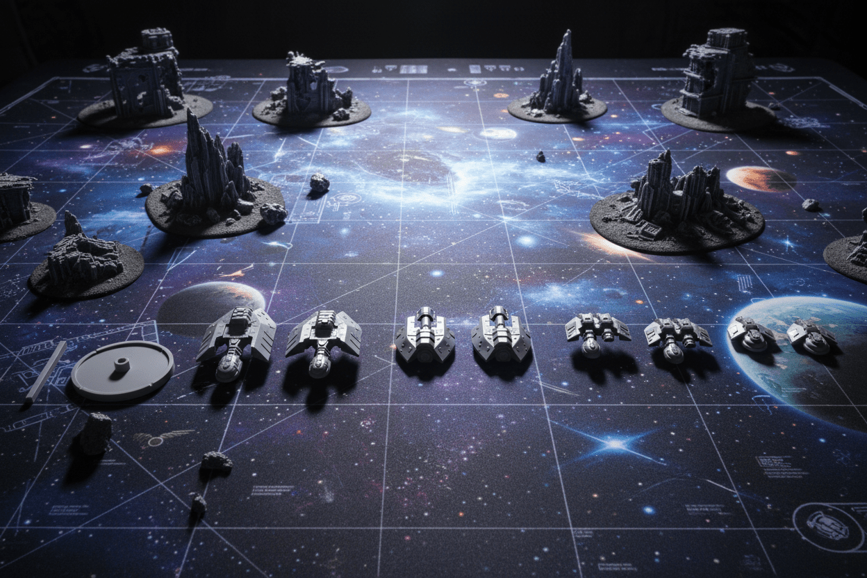 Kurgun Titan Dominion Fleet – 8-Ship Sci-Fi Battle Group