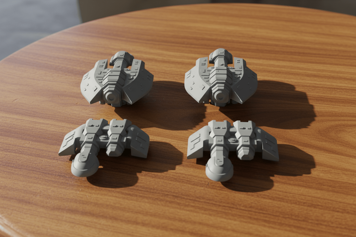 Kurgun Titan Dominion Fleet – 8-Ship Sci-Fi Battle Group