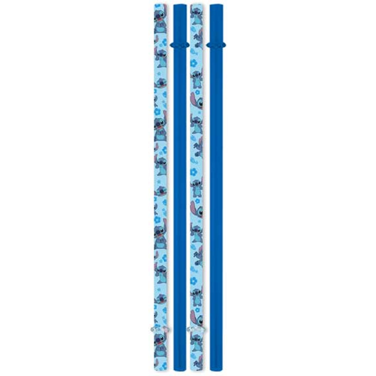 Lilo & Stitch - Flower Toss 4pc Plastic Straw Set