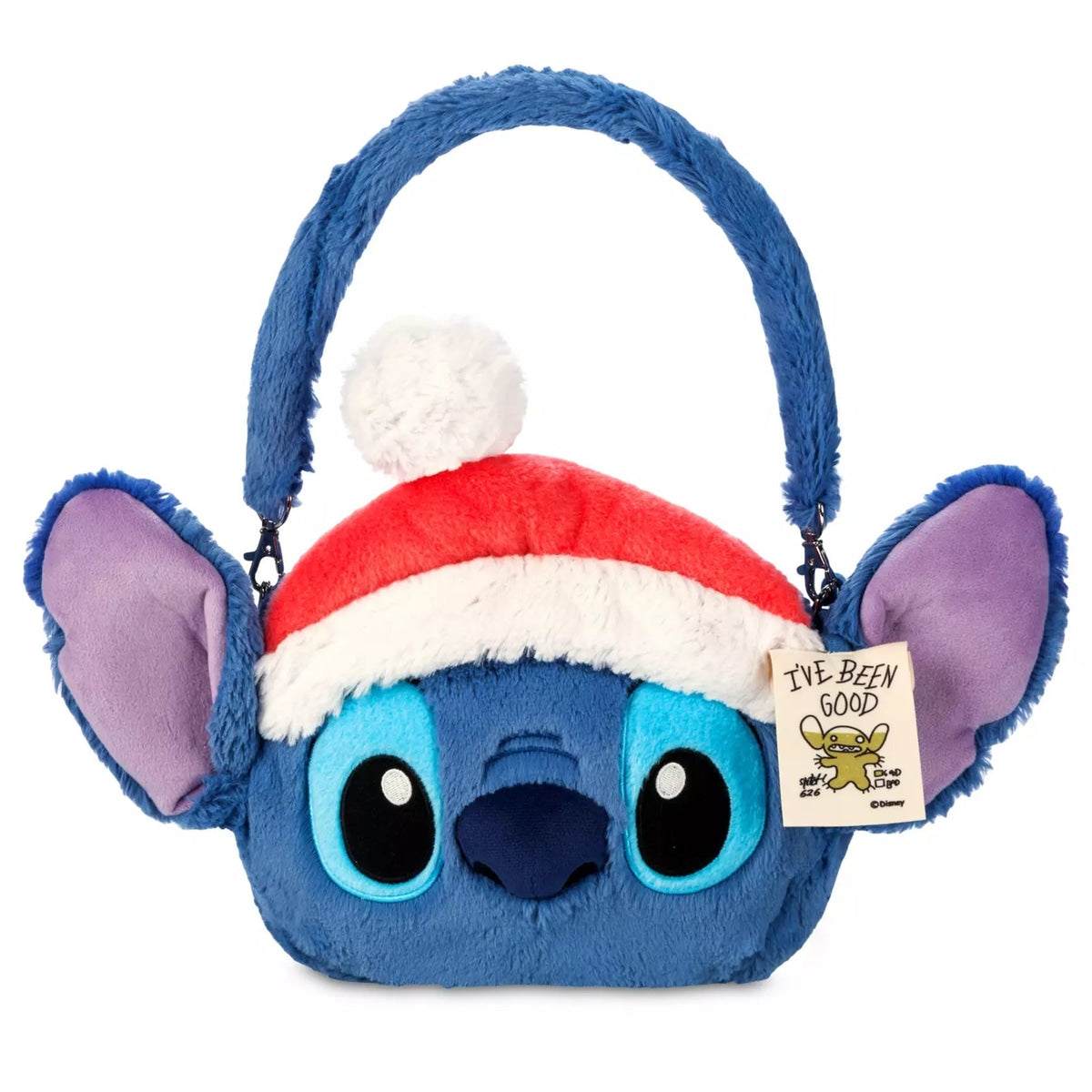 Lilo & Stitch - Stitch Plush Bag (optional Santa hat attachment)