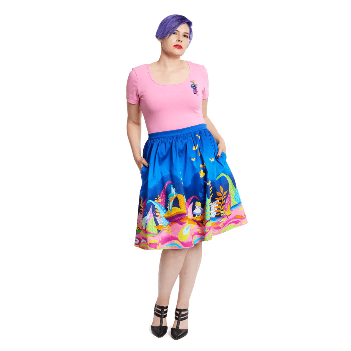 Loungefly Alice in Wonderland Mad Keyhole Kelly Top