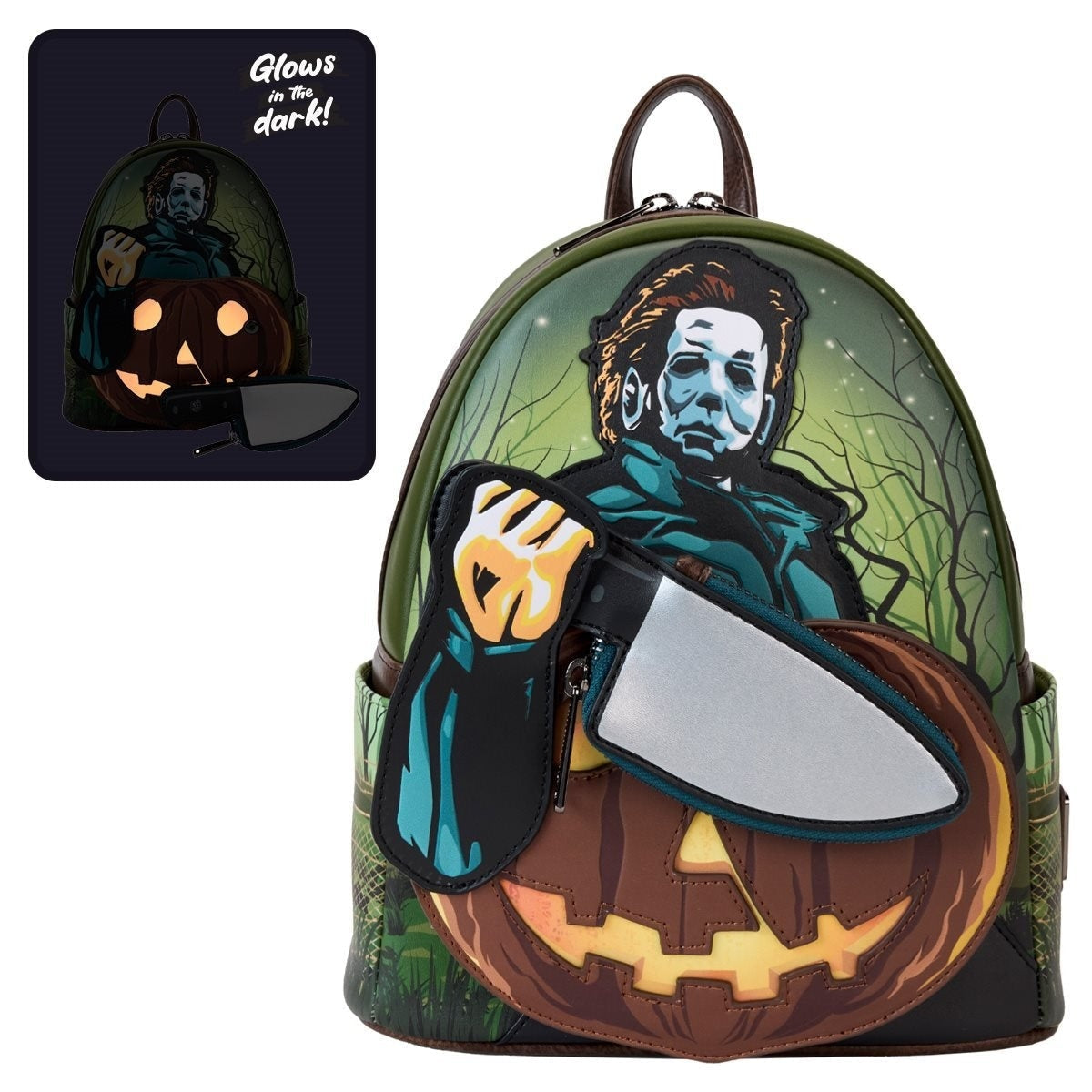 Loungefly Halloween Mini-Backpack with Coin Bag