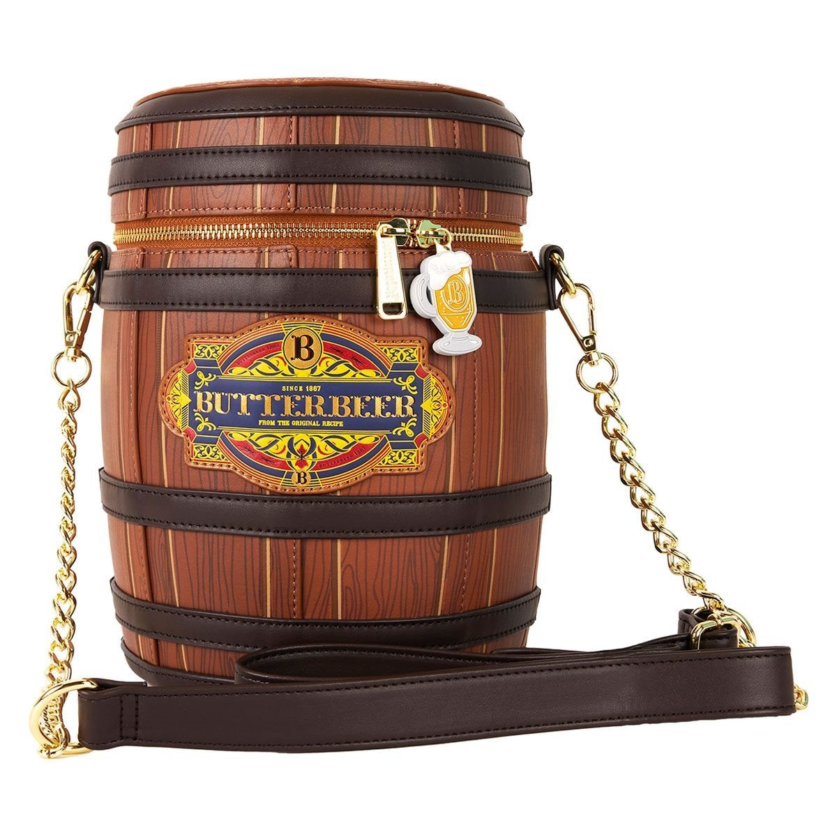 Loungefly Harry Potter Butterbeer Barrel Scented Crossbody Purse