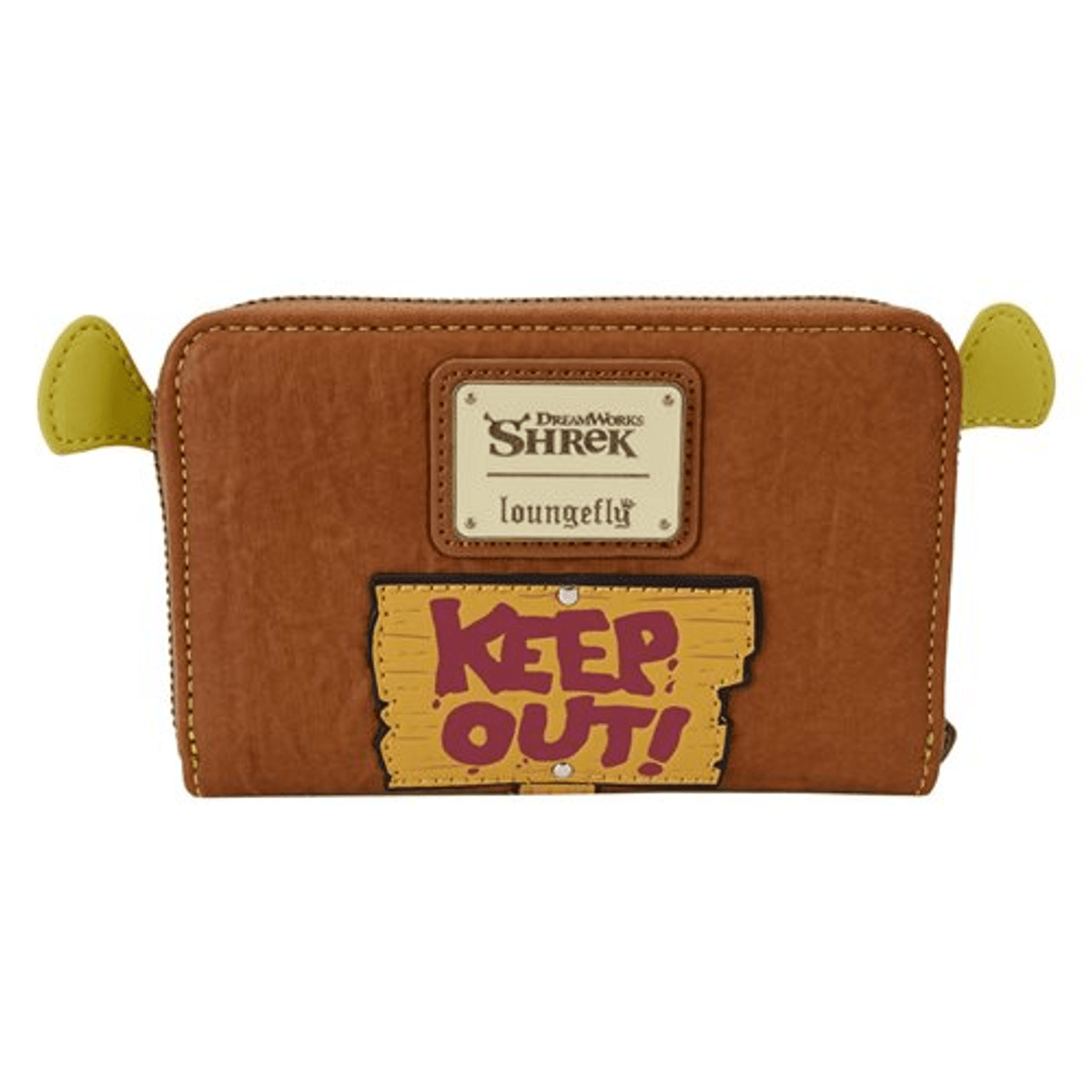 Loungefly Shrek Keep Out Zip Around Wallet