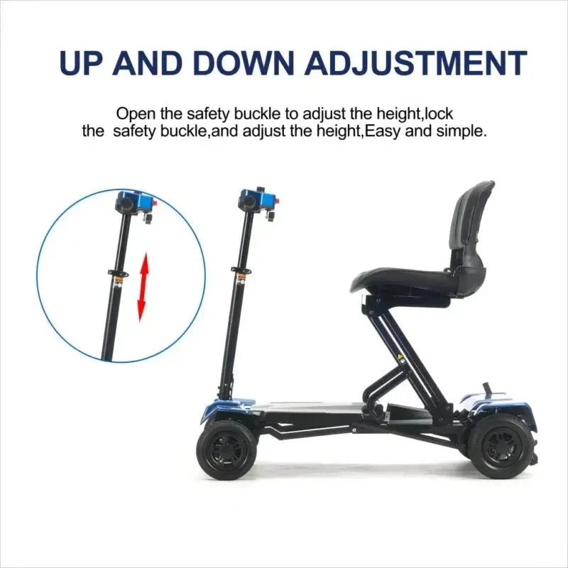 Matrix Lite Foldable Mobility Scooter | Auto-Fold Remote Control 28 kg Electric Scooter Canada