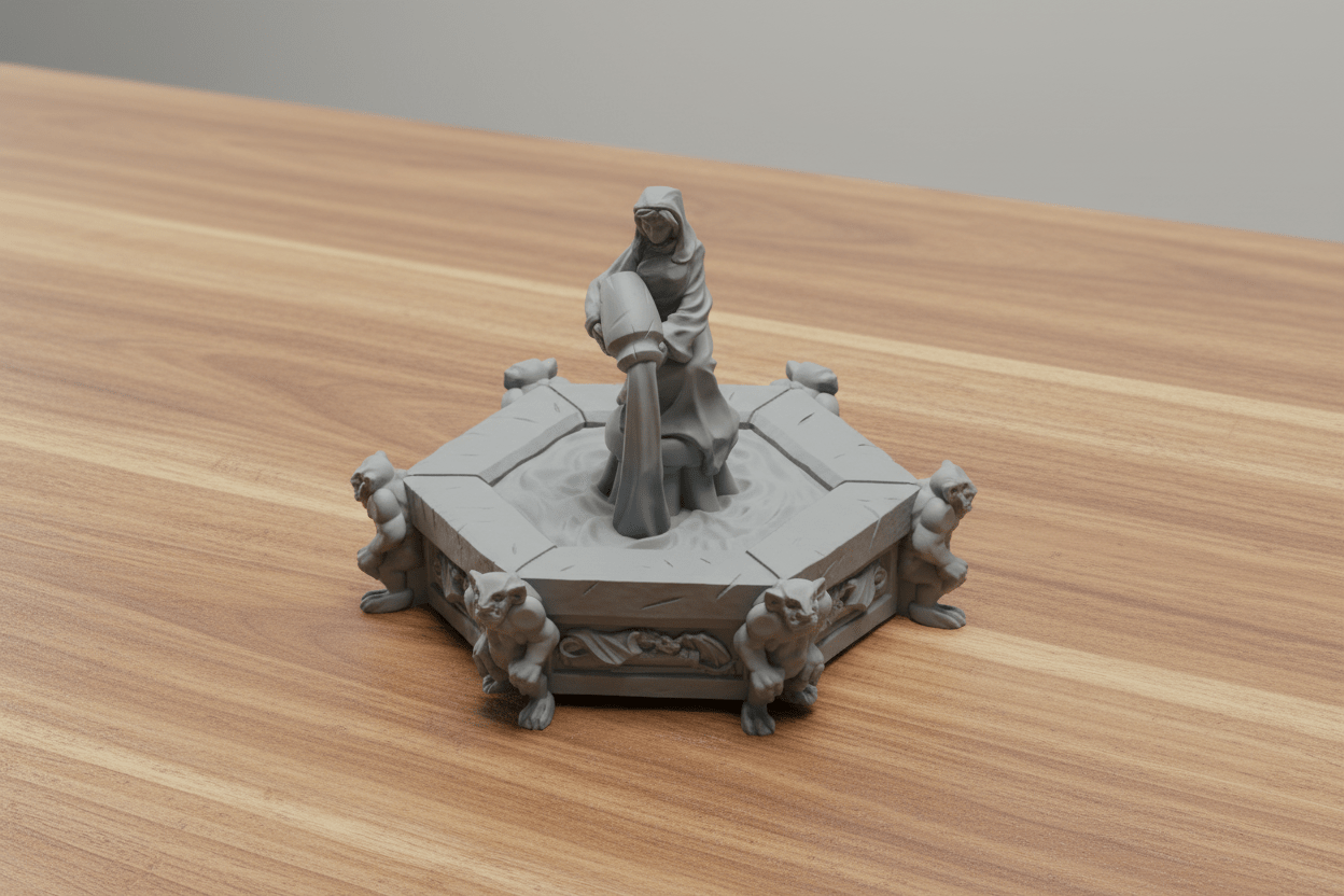 28mm Medieval Market Square Terrain – Fantasy RPG