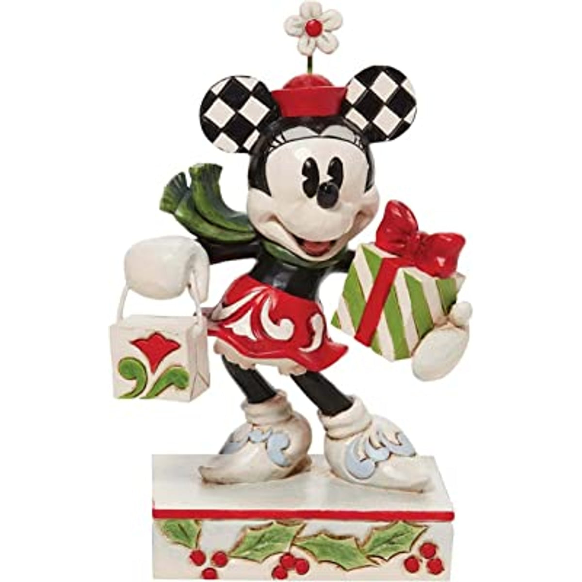 Minnie Mouse BWR&G Bag & Gift Jim Shore