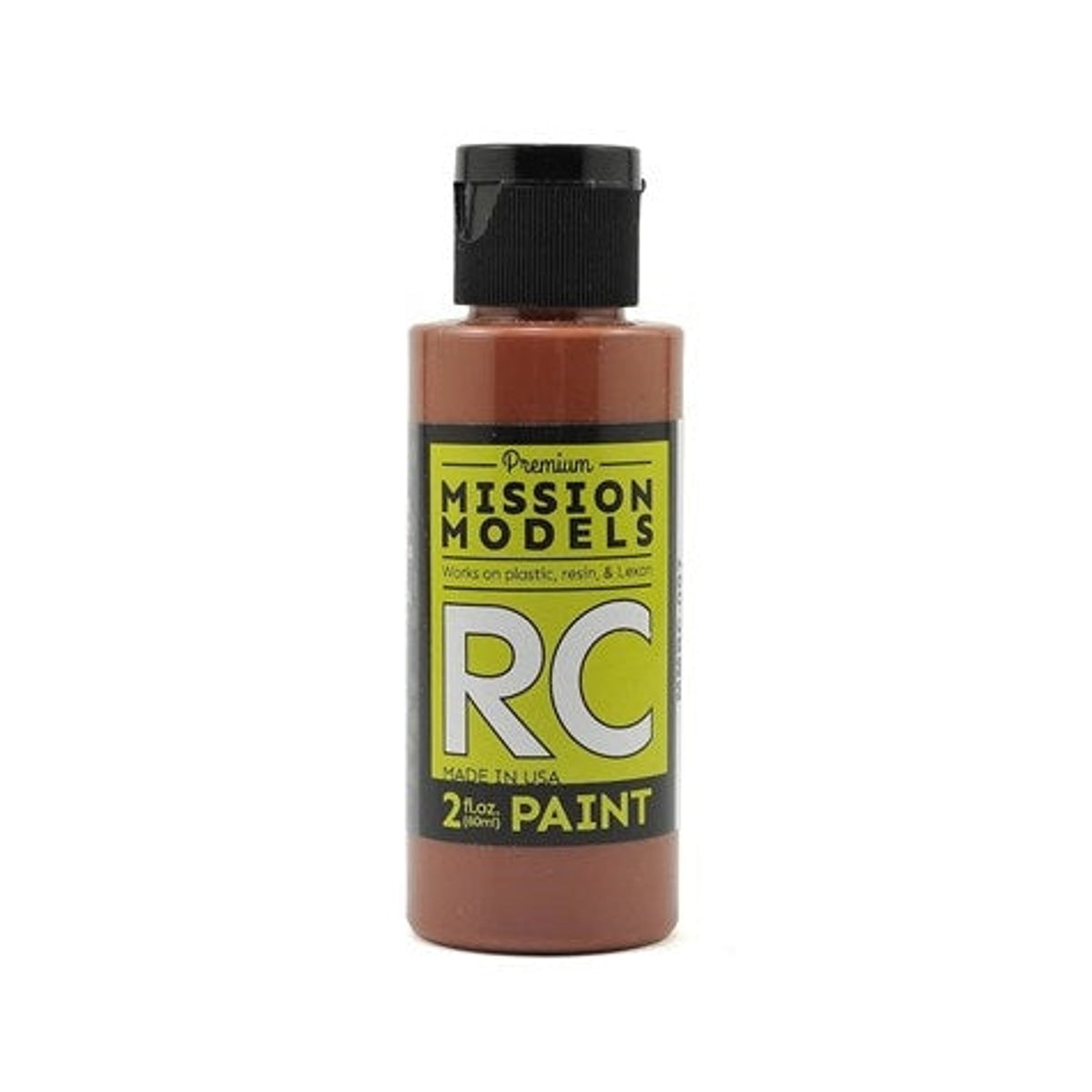 Mission Models MMRC-007 Water-based RC Paint, 2 oz bottle, Brown
