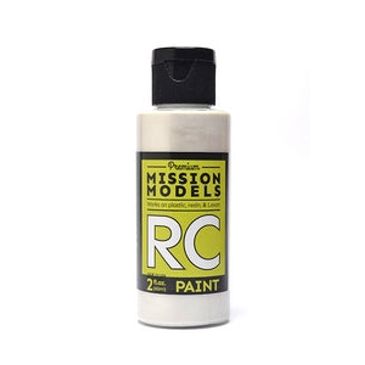 Mission Models MMRC-018 Water-based RC Paint, 2 oz bottle, Pearl White