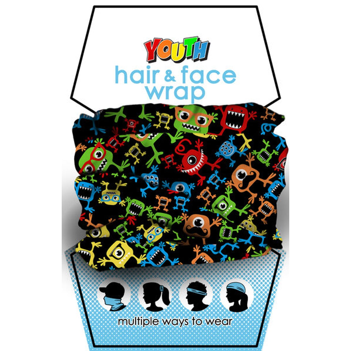Monsters Youth Hair & Face Wrap - DISC
