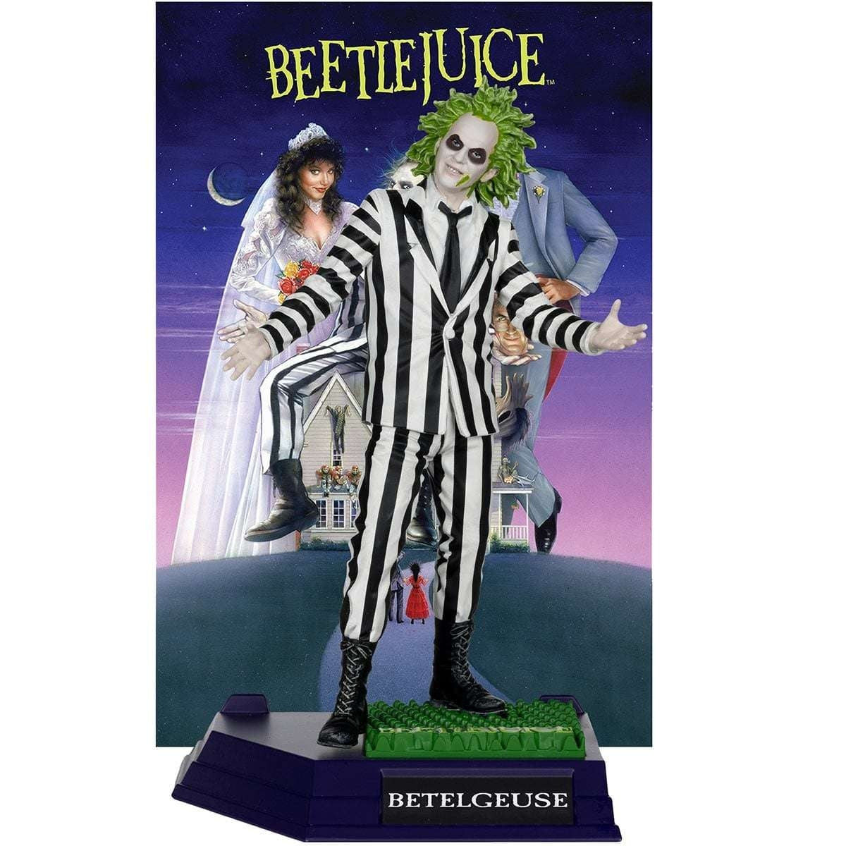 Movie Maniacs Beetlejuice 1988 6" Scale Posed Figure