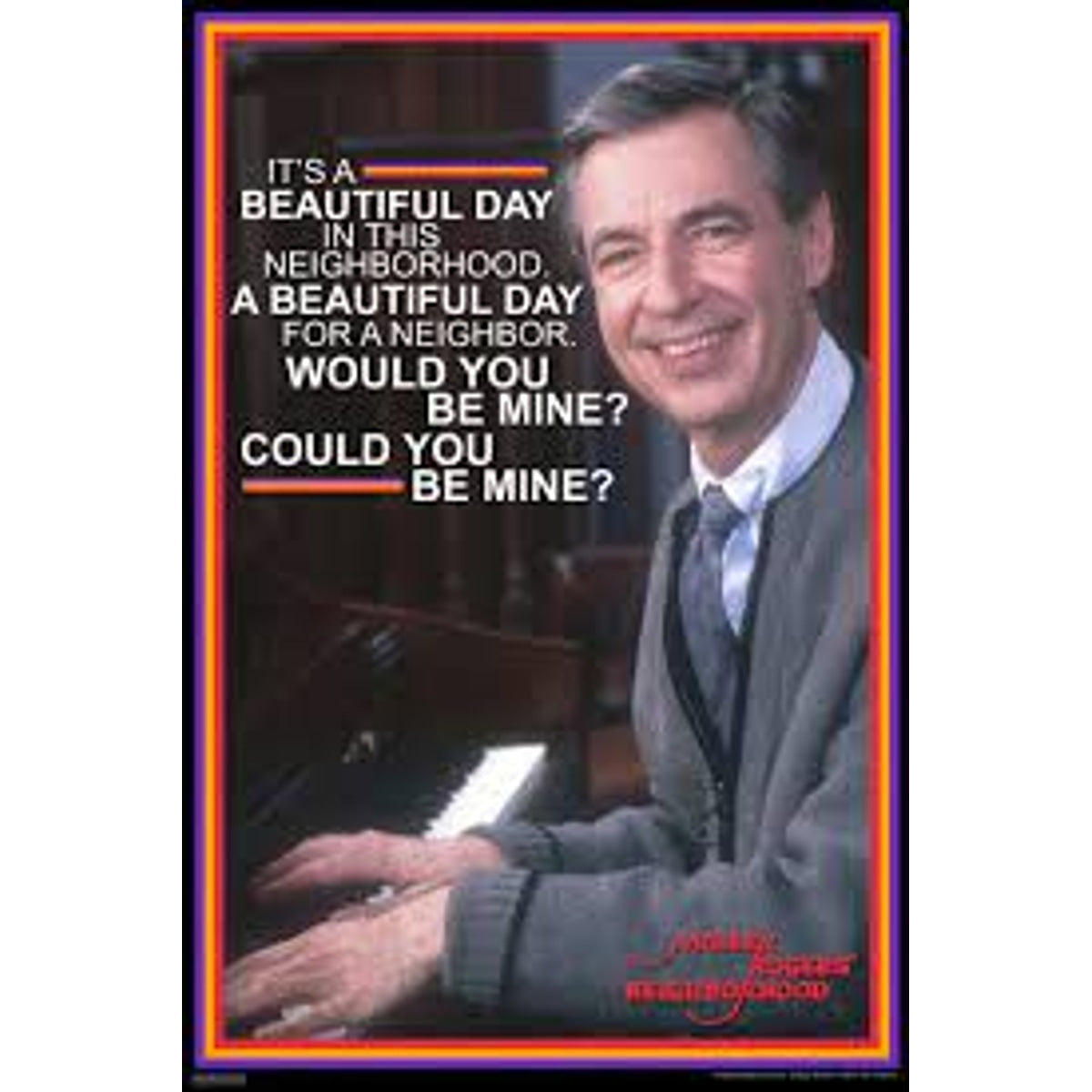 Mr.Rogers Beautiful Day Poster