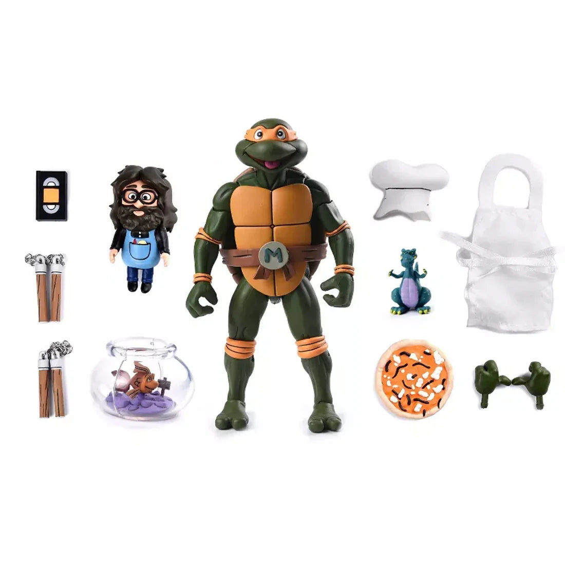 Teenage Mutant Ninja Turtles - Turtles Pizza Club - Cartoon Turtles Set of 4