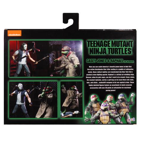 Neca Teenage Mutant Ninja Turtles Casey Jones & Raphael (In Disguise) (Subpar Packaging)