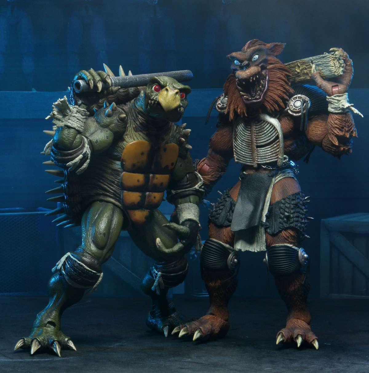 NECA Teenage Mutant Ninja Turtles II Tokka and Rahzar Action Figures ( Canada )
