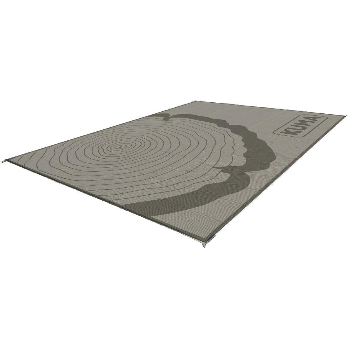 KUMA Wood Chip Outdoor Mat 9 ft x 12 ft