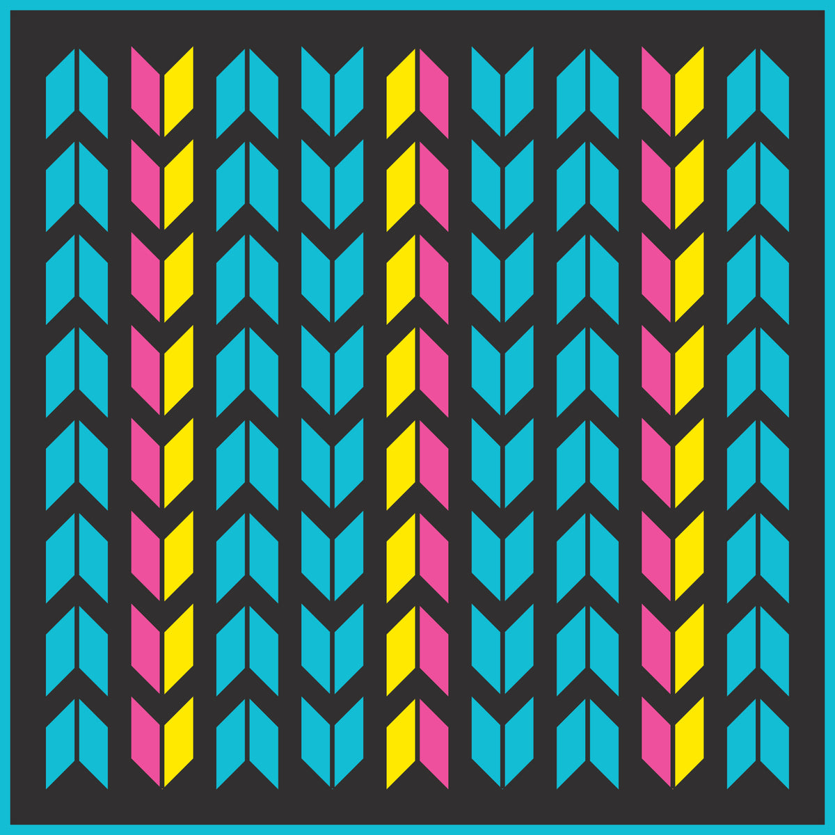 KUMA Chevron Outdoor Mat 9' x 9'