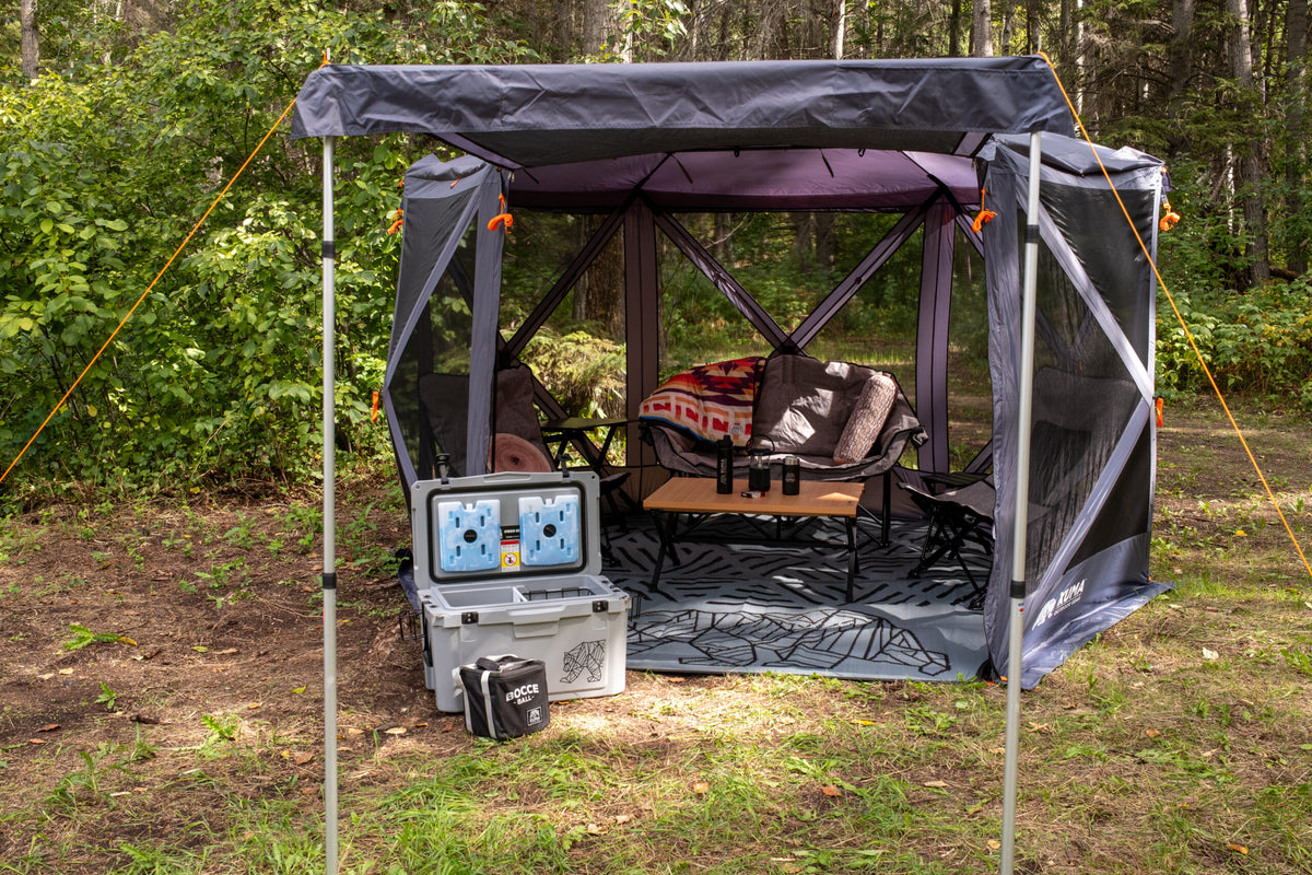 KUMA Hex Striped Peaks Outdoor Mat
